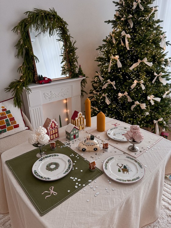 Набор из четырех тарелок nordic winter из коллекции new year essential, D23 см (79247)