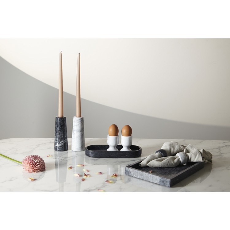 Поднос marm, 28х20 см, черный мрамор (75926)