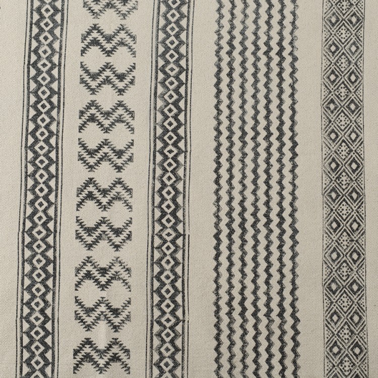 Ковер из хлопка с контрастным орнаментом и бахромой из коллекции ethnic, 70х160 см (69437)