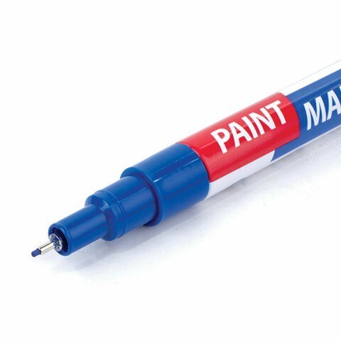 Маркер-краска лаковый Brauberg Profesional Extra 1 мм синий 151961 (12) (86674)