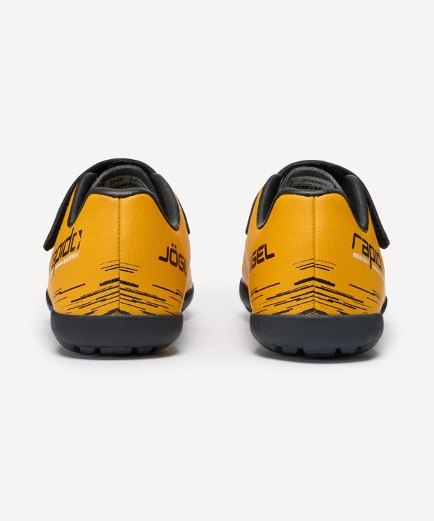 БЕЗ УПАКОВКИ Бутсы многошиповые JOGEL Rapido TF Yellow/black, детский (2117742)