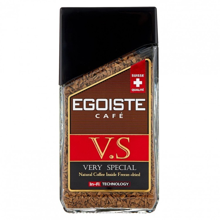 Кофе растворимый EGOISTE VS 100 г стеклянная банка сублимированный 622778 (1) (96175)