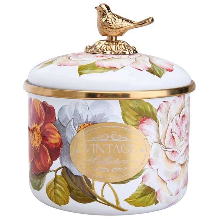 Банка для сыпучих продуктов lefard, серия фландрия, 12х9см/ 1,0л Lefard (950-774)