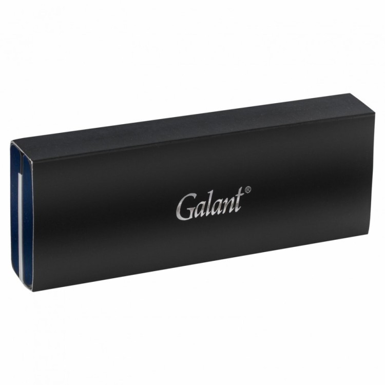Ручка подарочная шариковая Galant NUANCE SILVER корп. серебристый розовое золото синяя 143520 (1) (92007)