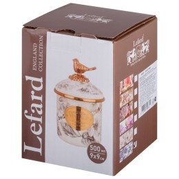 Банка для сыпучих продуктов lefard, серия royal garden, 9 х 9см, 500мл Lefard (950-681)