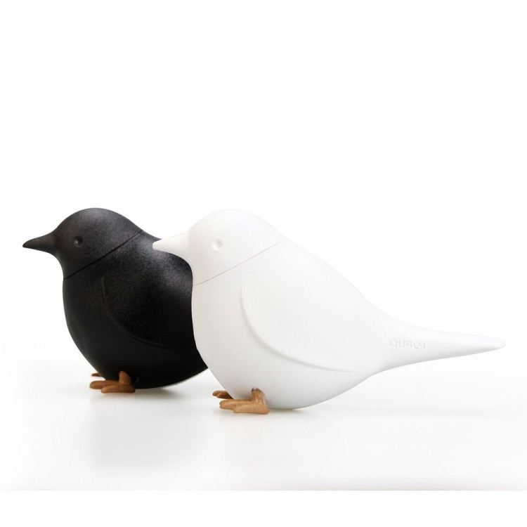 Набор для специй sparrow чёрный-белый (54644)