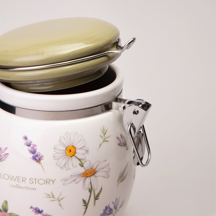 Банка agness "flower story" 11,5*15 см 750 мл Agness (358-2181) Банка agness "flower story" 11,5*15 см 750 мл Agness (358-2181)
