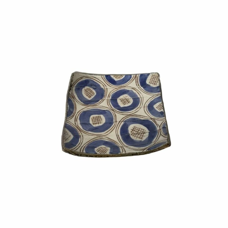 Тарелка 25-Y4-3, ручная работа/каменная керамика, blue/white, ROOMERS TABLEWARE