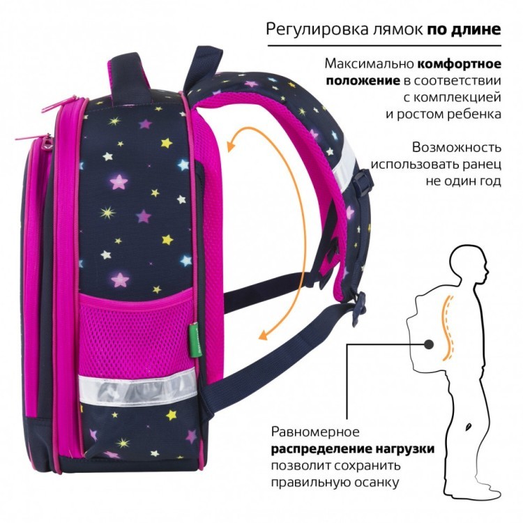 Ранец Brauberg Kids Standard 2 отделения Moon girl 36х28х14 см 271387 (1) (88925) Ранец Brauberg Kids Standard 2 отделения Moon girl 36х28х14 см 271387 (1) (88925)