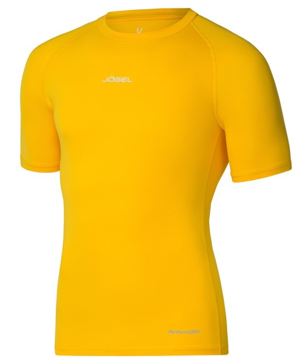 Футболка компрессионная с коротким рукавом JÖGEL CAMP PerFormDRY Baselayer SS Tee, желтый (2125188)
