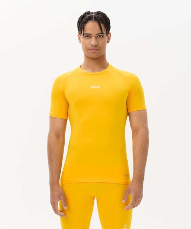 Футболка компрессионная с коротким рукавом JOGEL CAMP PerFormDRY Baselayer SS Tee, желтый (2125188)