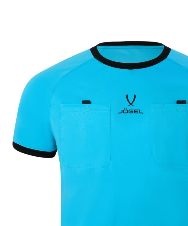 Футболка судейская JOGEL Referee tee, голубой (2123255)