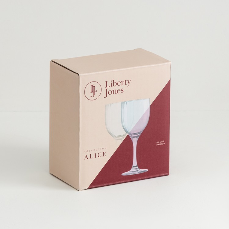 Набор рюмок alice в подарочной упаковке, 65 мл, 2 шт. (76616)