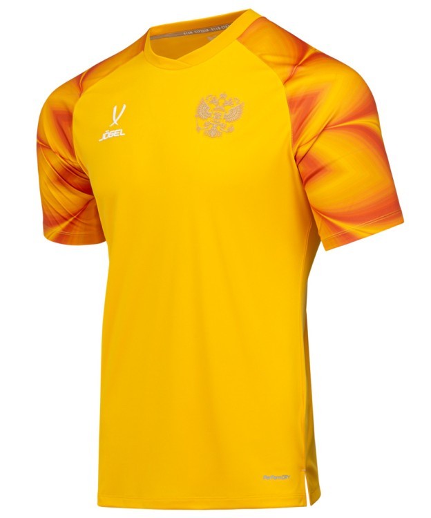 Футболка вратарская JOGEL NATIONAL PerFormDRY GK Jersey, желтый (2112653)