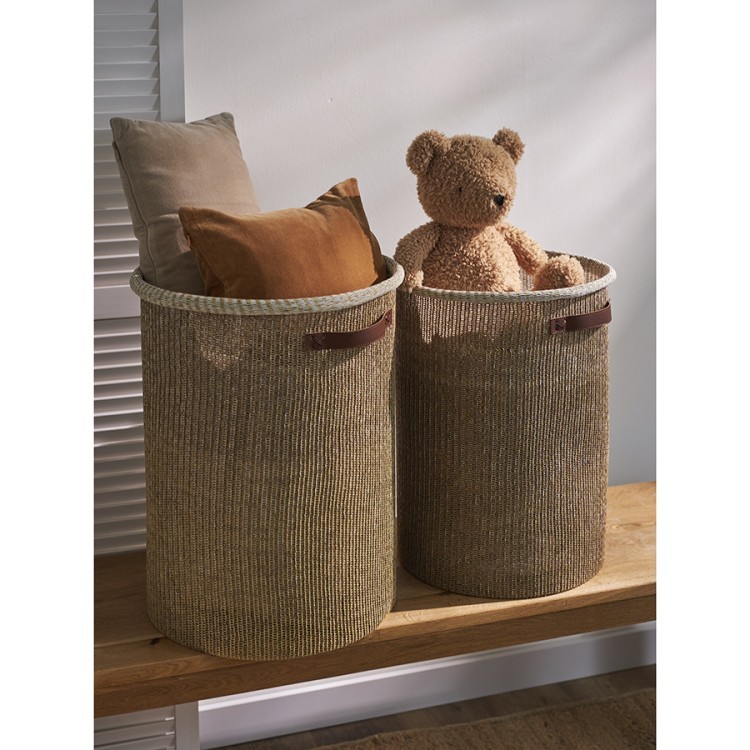 Корзина для хранения sustainable collection, D42х55 см, бежевая (77683)