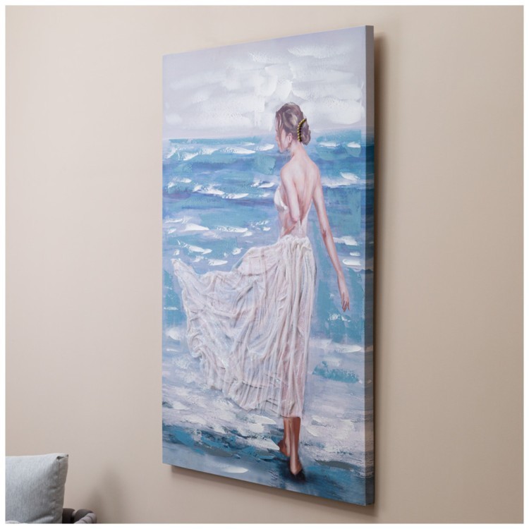 Картина "девушка у моря" 90х120х3 см Bronco (534-209)