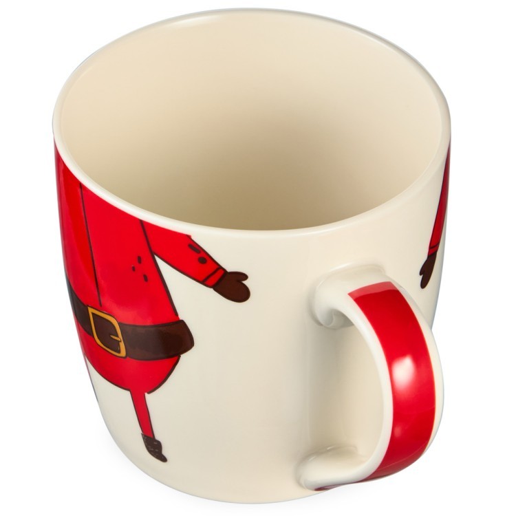 Набор посуды lefard "дед мороз" 2 пр. (кружка 360мл, салатник 500мл) Lefard (260-1065)