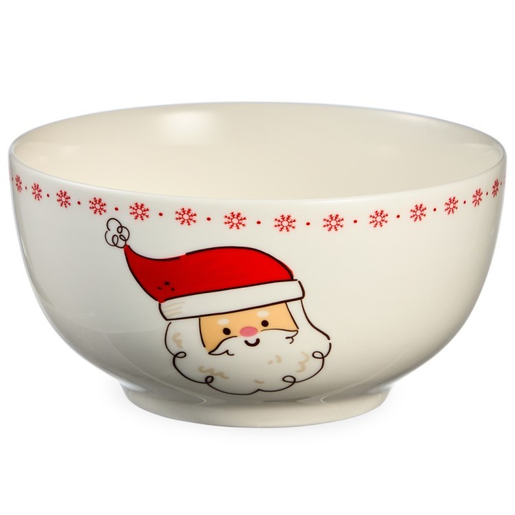 Набор посуды lefard "дед мороз" 2 пр. (кружка 360мл, салатник 500мл) Lefard (260-1065)