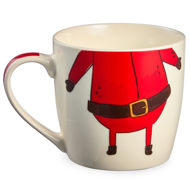 Набор посуды lefard "дед мороз" 2 пр. (кружка 360мл, салатник 500мл) Lefard (260-1065)