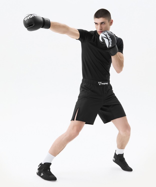 БЕЗ УПАКОВКИ Обувь для бокса INSANE RAPID низкая, черный (2134213) БЕЗ УПАКОВКИ Обувь для бокса INSANE RAPID низкая, черный (2134213)