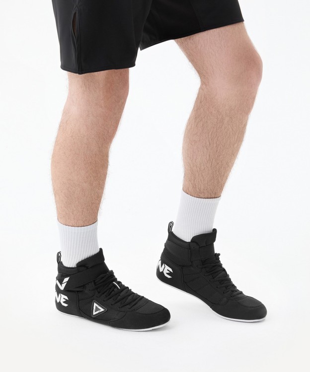 БЕЗ УПАКОВКИ Обувь для бокса INSANE RAPID низкая, черный (1586512)