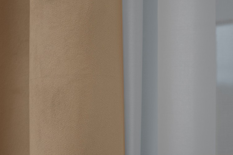 Портьера Silkу 6 бежевая димаут 275*260 (TT-00016722)
