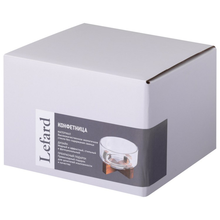 Конфетница "nature" на подставке диаметр 15 см высота 10 см Lefard (750-019)