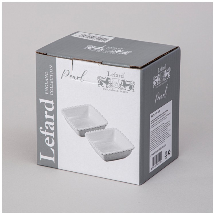 Набор салатников квадратных lefard "pearl" 2 шт. 10*4 см 120 мл Lefard (761-102) Набор салатников квадратных lefard "pearl" 2 шт. 10*4 см 120 мл Lefard (761-102)