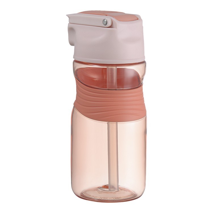 Бутылка для воды slow sip, 450 мл, розовая (74672)