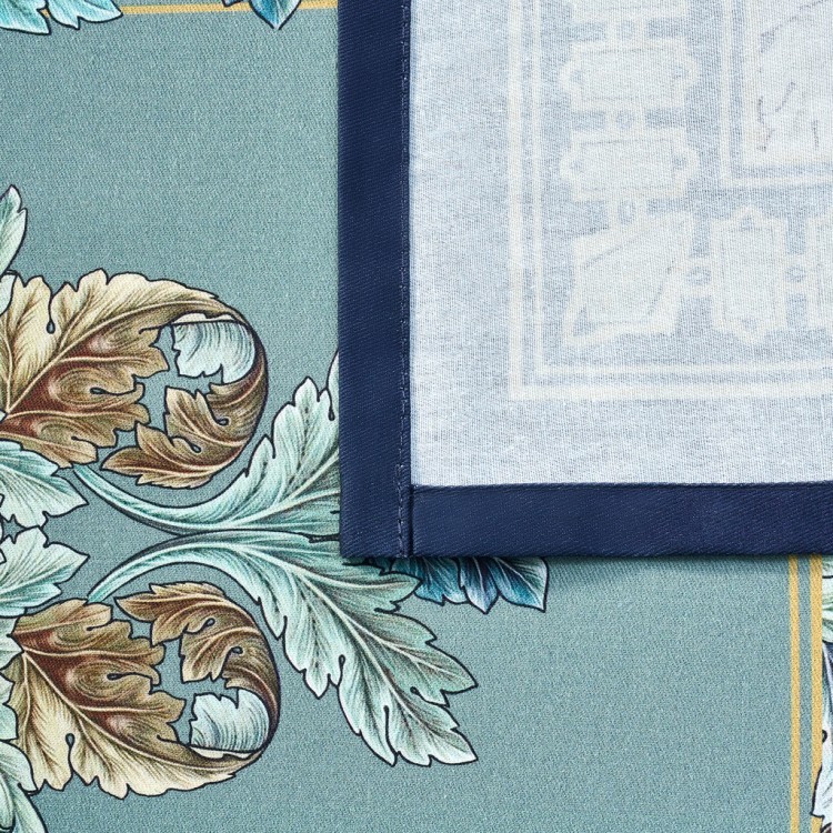 Скатерть "листья морриса" gold stripe 110х140см , 100% хлопок, твил, пропитка Lefard (850-752-20)