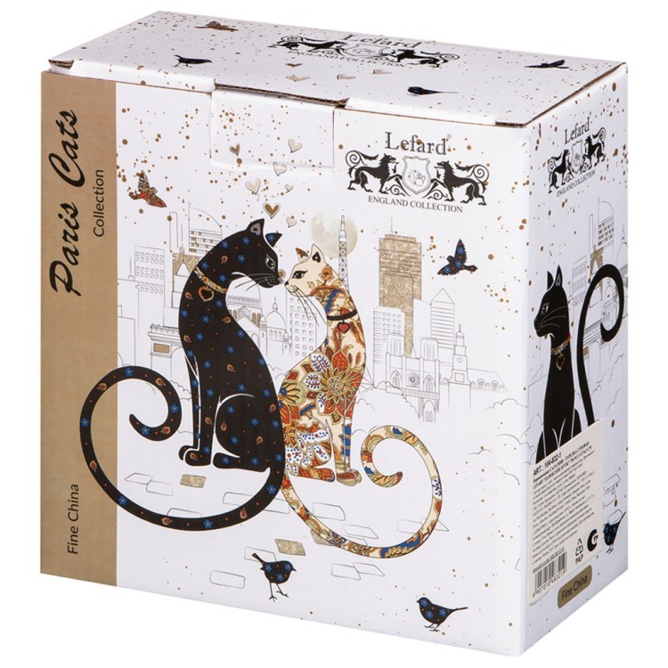 Салатник - тарелка суповая lefard "парижские коты" 800 мл 15,5*6,5 см Lefard (104-832-1)