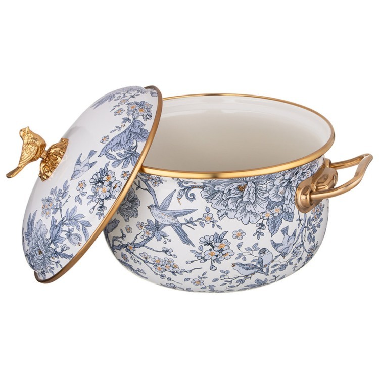 Набор кастрюль lefard эмалированных серия royal garden, 6пр. 2,1л, 2,8л и 3,8л Lefard (950-778)