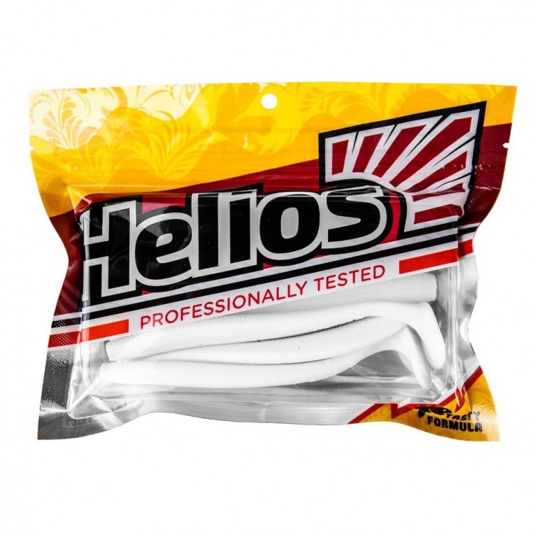 Виброхвост Helios Trofey 5.5"/14 см, цвет White 4 шт HS-25-001 (77872)