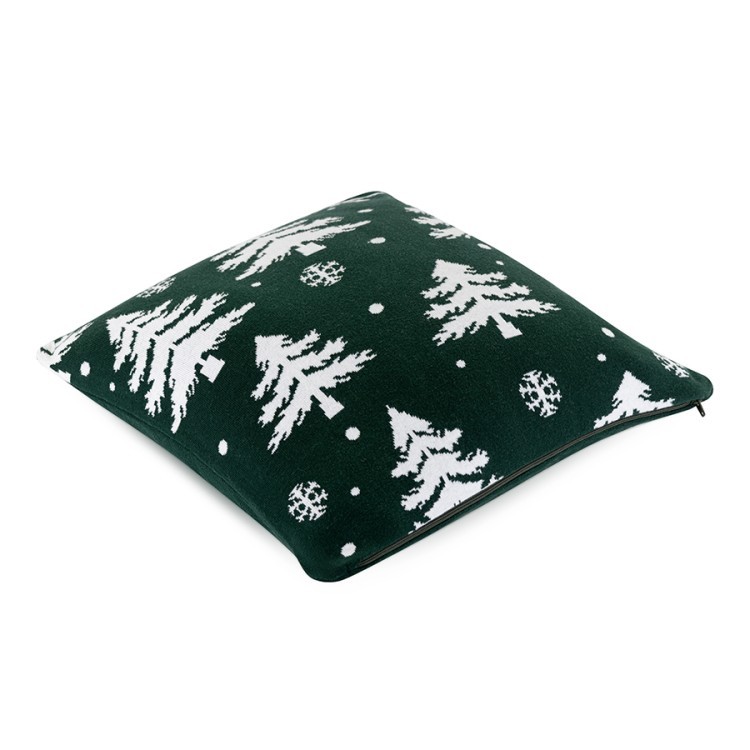 Подушка вязаная с новогодним рисунком Морозный Лес
из коллекции new year essential, 45x45 см (80861)