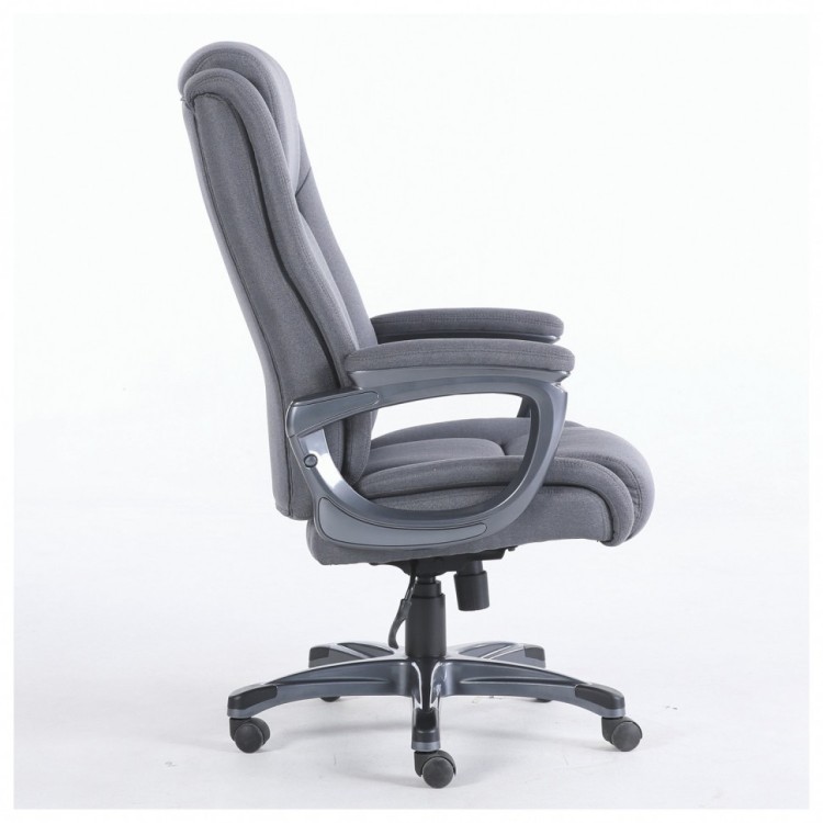 Кресло руководителя Brabix Premium Solid HD-005 до 180 кг ткань серое 531823 (1) (84629)