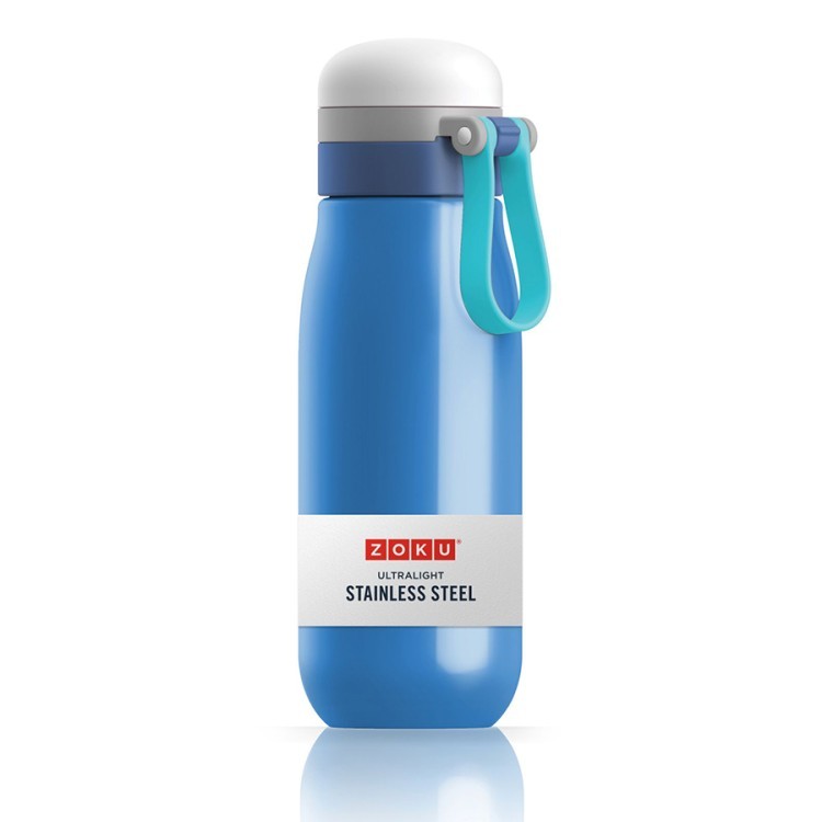 Бутылка вакуумная из нержавеющей стали 500 мл синяя (65803)