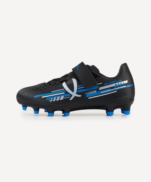 Бутсы футбольные JÖGEL Evofly FG Talant Black/blue, детский (2118107)