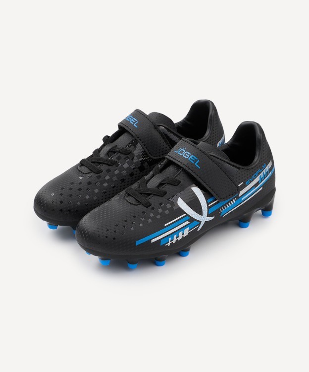 Бутсы футбольные JÖGEL Evofly FG Talant Black/blue, детский (2118107)