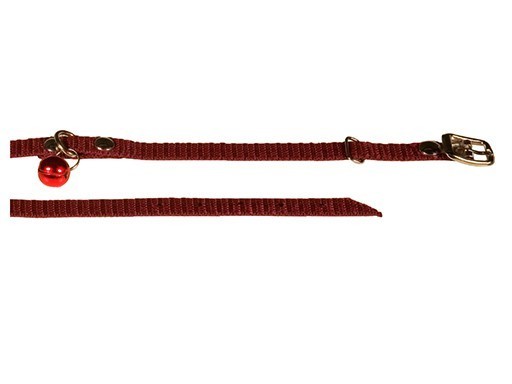 Ошейник для кошки с бубенчиком Каскад 1,2 см на шею 22-28 см (84949)
