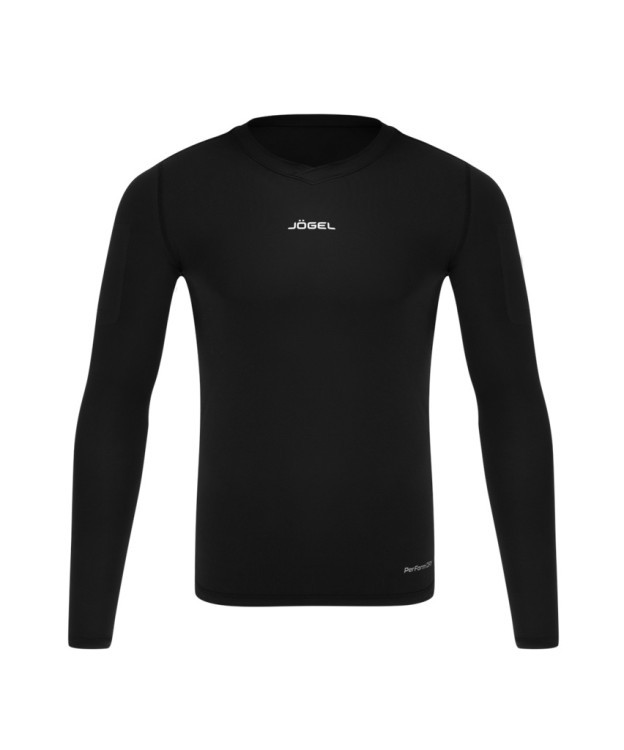 Футболка компрессионная с длинным рукавом судейская JÖGEL PerFormDRY Referee Baselayer Tee LS, черный (2113857)