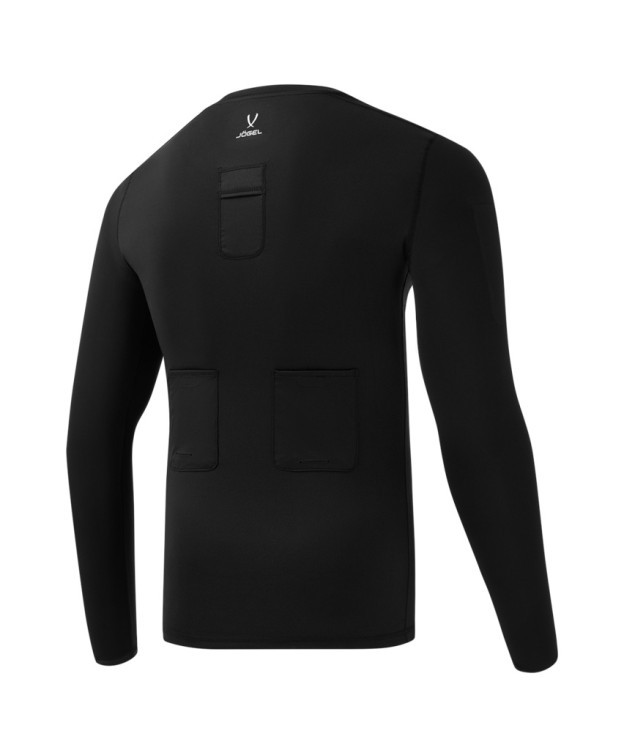 Футболка компрессионная с длинным рукавом судейская JOGEL PerFormDRY Referee Baselayer Tee LS, черный (2109668)