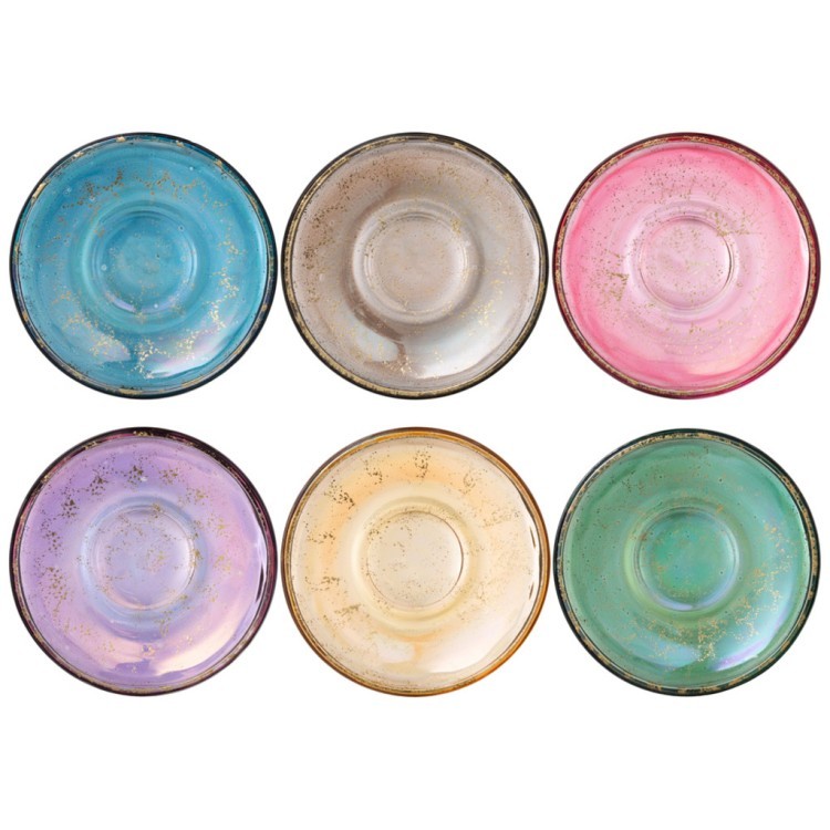 Чайный набор на 6 персон  245мл "veneziano golors" ART DECOR (326-075)