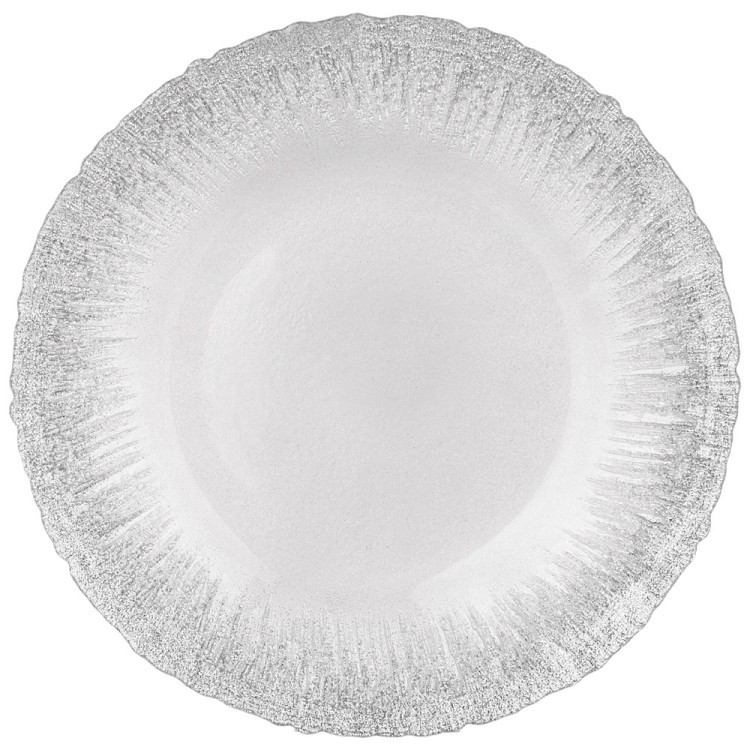 Тарелка "silver glow" 28 cм мал.уп.=6шт. Bronco (336-146)