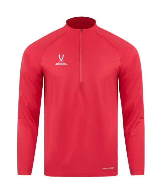 Джемпер ветрозащитный JÖGEL PREMIER PerFormPROOF 1/4 Zip Wind Top, красный (2123027)
