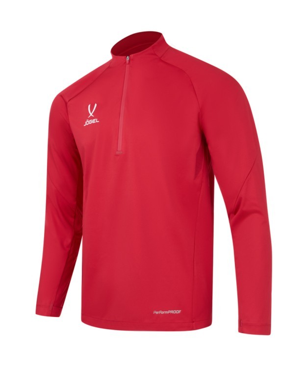 Джемпер ветрозащитный JÖGEL PREMIER PerFormPROOF 1/4 Zip Wind Top, красный (2123027)