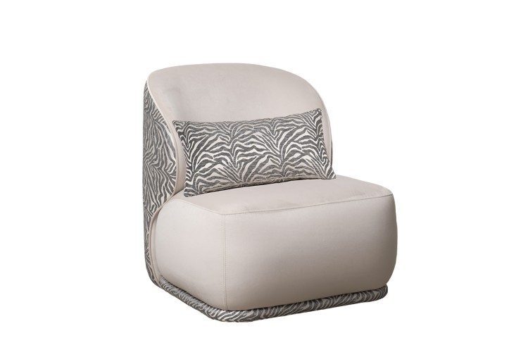 Кресло Capri Basic,бежевый/принт Colt002+Ana Beg 80*90*82см (TT-00012069) Кресло Capri Basic,бежевый/принт Colt002+Ana Beg 80*90*82см (TT-00012069)