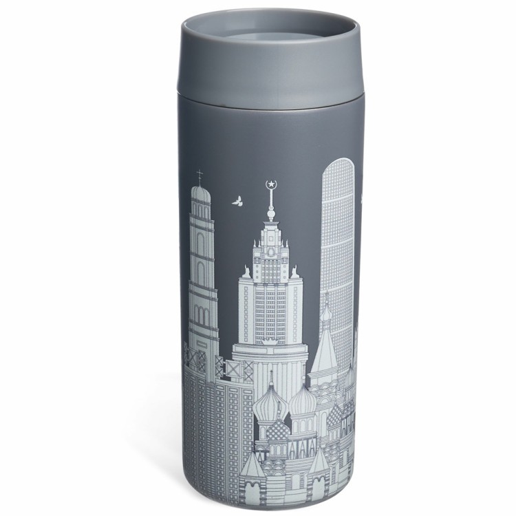 Термокружка city 350 мл, колба нерж.сталь 18/10 Agness (798-112)