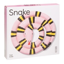 Подставка под горячее snake, розовая (79945)