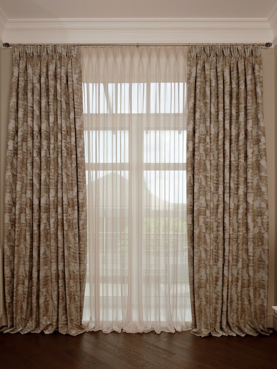 Портьера Bromley бежевый 275*260 (TT-00016723)