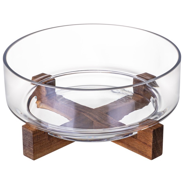 Фруктовница "nature" на подставке диаметр 22 см высота 10,5 см Lefard (750-018)